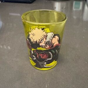 My Hero Academia Yellow BAKUGO Mini Anime Shot Glass